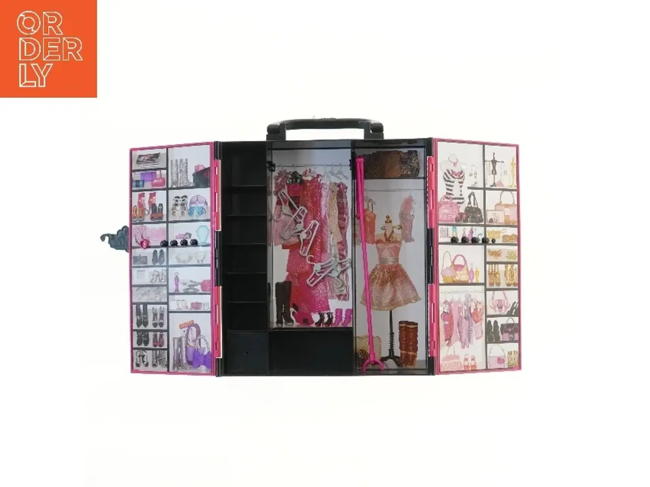 Billede 1 - Barbie garderobeskab fra Barbie (str. 27x31x8 cm)