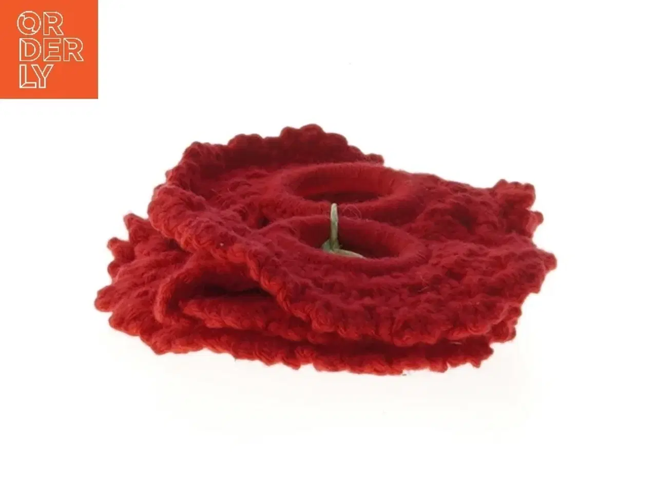 Billede 3 - 7 Hæklede ringe til lys (str. ø 3 cm)