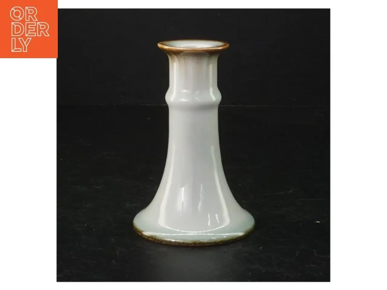Billede 1 - Porcelæns lysestage (str. 13 cm)