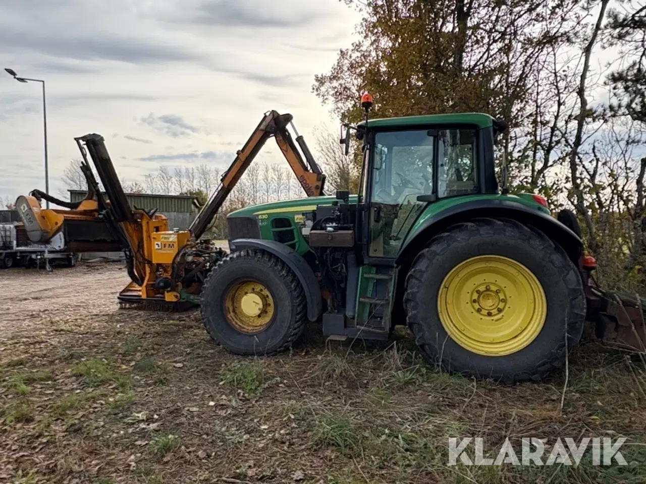 Billede 2 - Traktor John Deere 6630 med rabatklipper