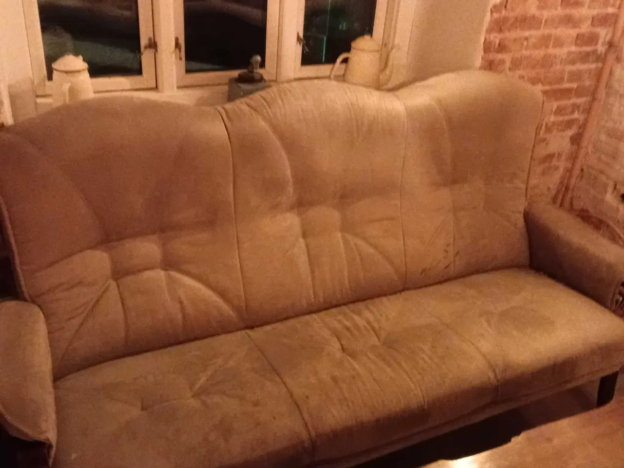 Billede 3 - 3 personer vintage sofa på Frederiksberg gratis 