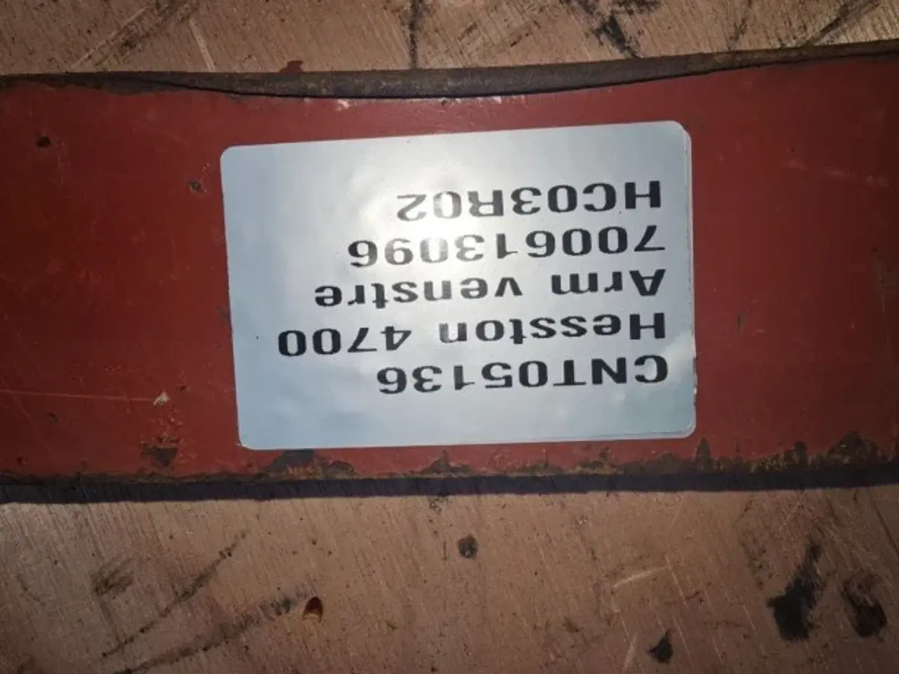 Billede 9 - Hesston 4700 Oppakker Arm 700613096