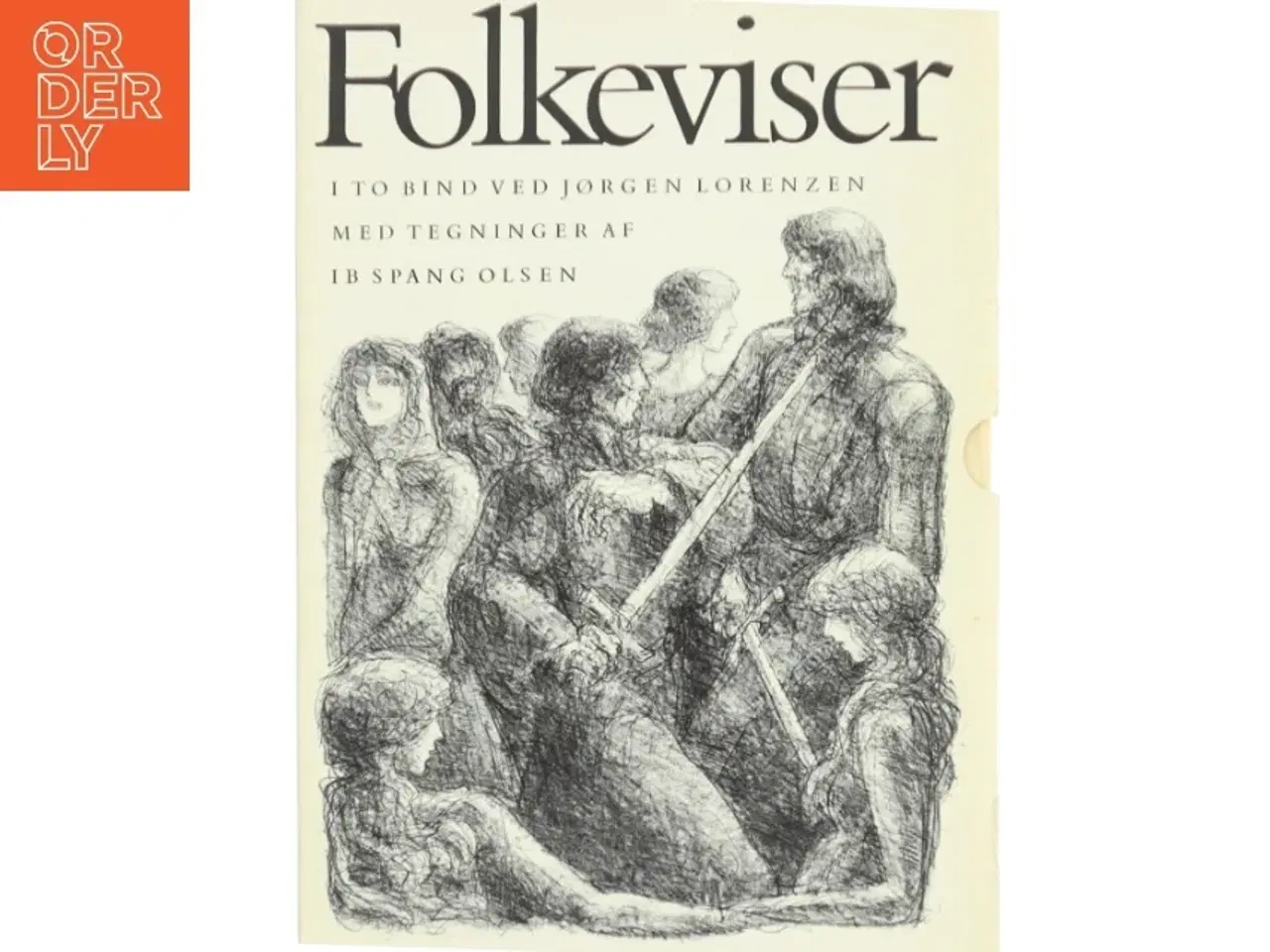 Billede 1 - Folkeviser, to bind fra Gyldendal