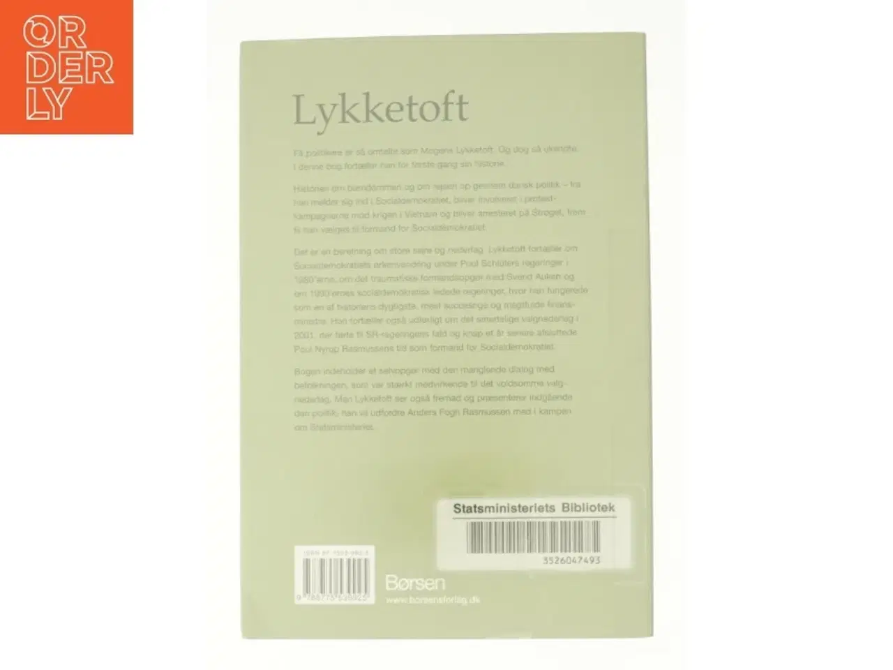 Billede 2 - Lykketoft (Bog)
