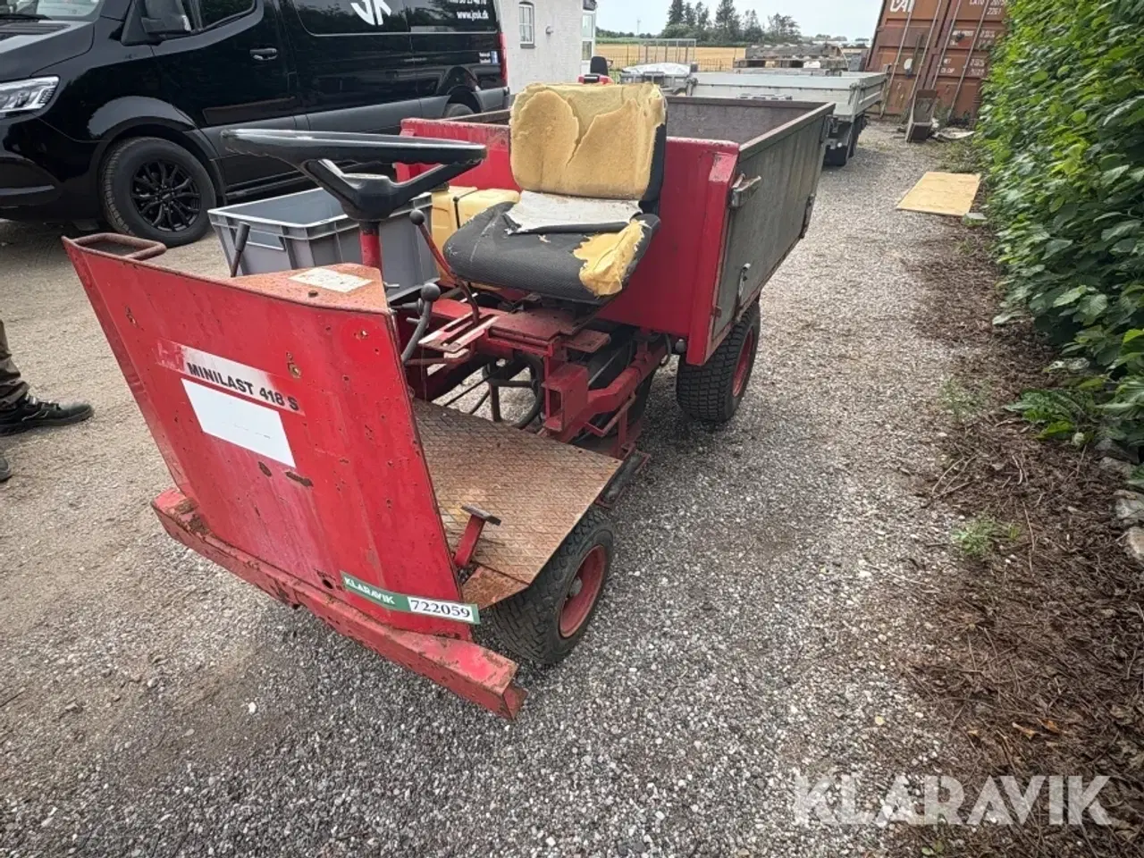 Billede 1 - Kirkegårdstraktor HTF Minilast 418 S