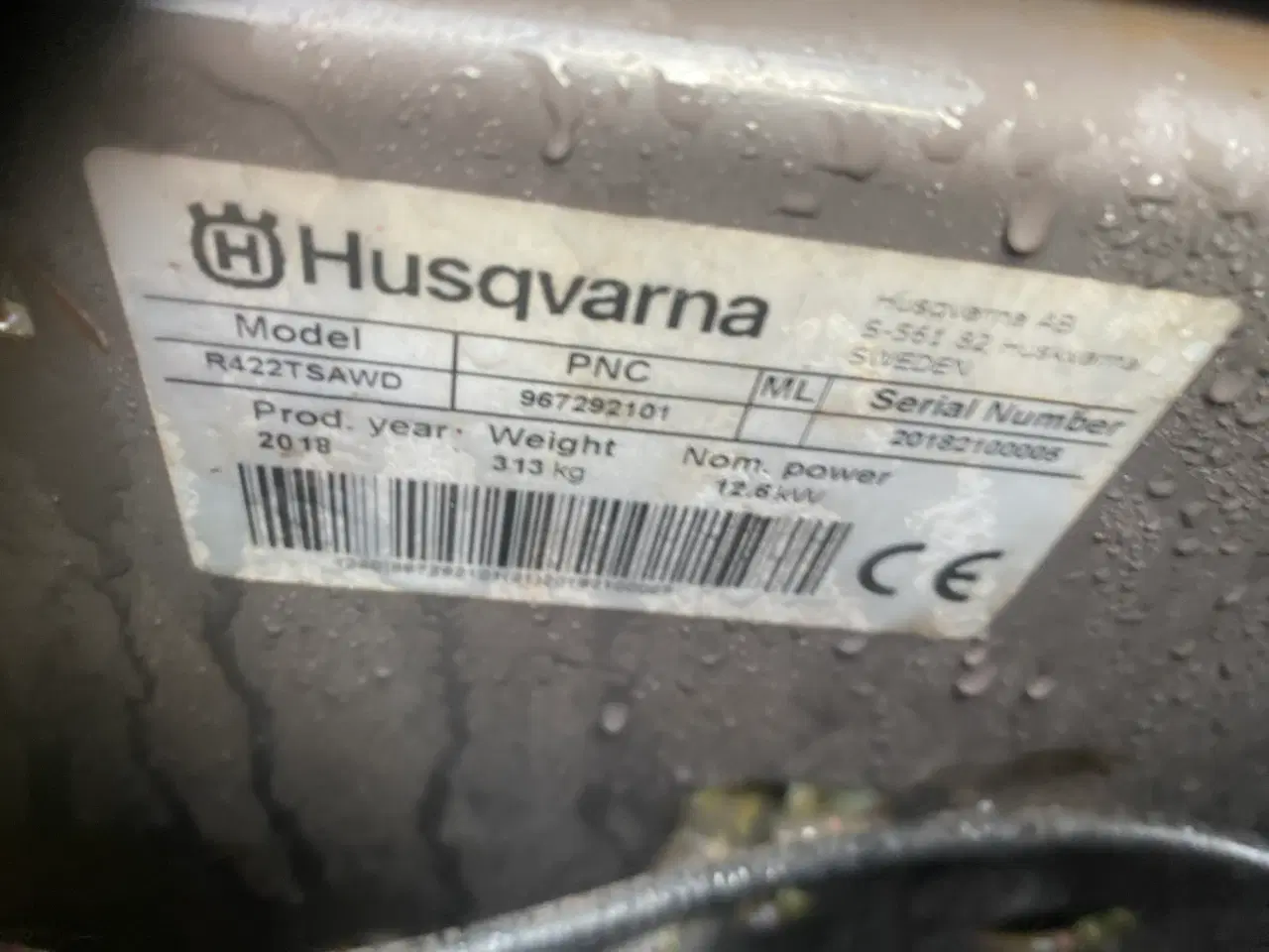 Billede 4 - Husqvarna r422tsawd med helt nyt klippebord 