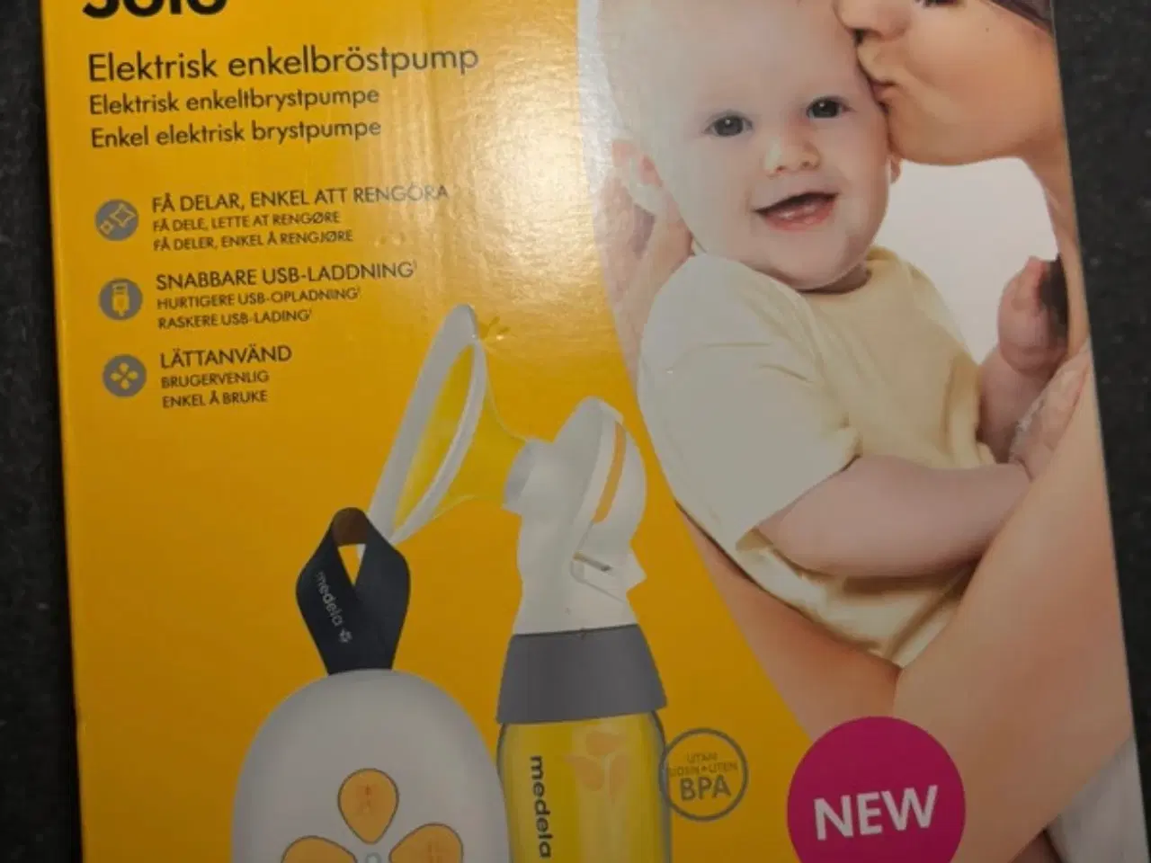 Billede 1 - Medela elektrisk brystpumpe