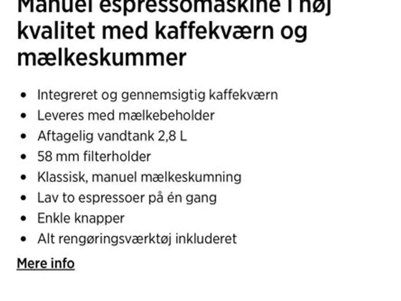 Billede 4 - Espressomaskine  Breville Barista Max