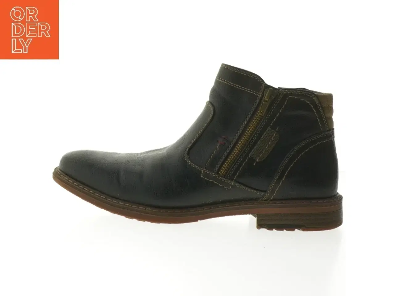 Billede 1 - Herrestøvler med lynlås (str. 40 )