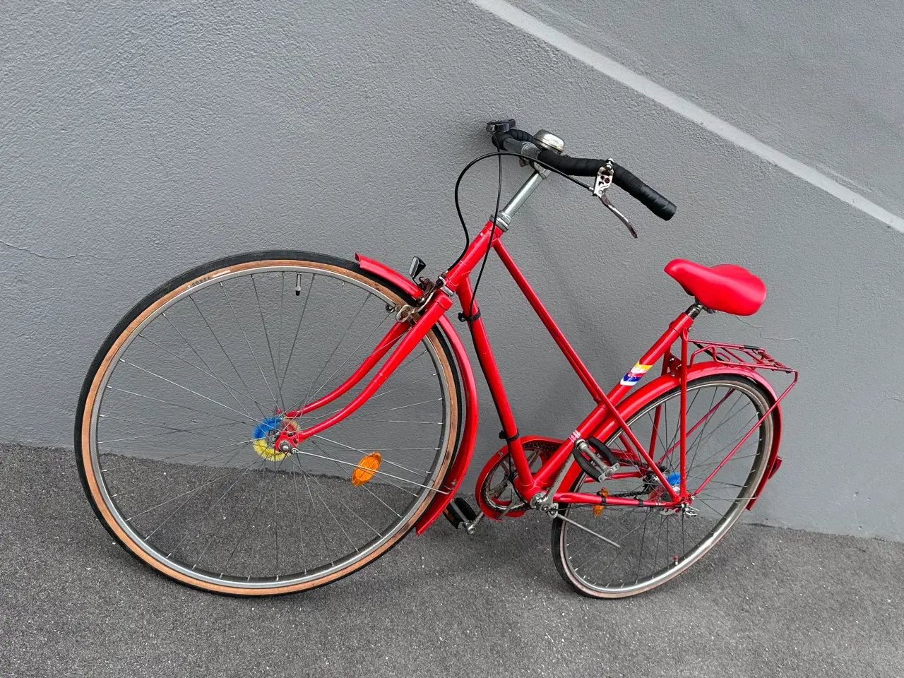 Billede 7 - Rød dansk design dame retrocykel