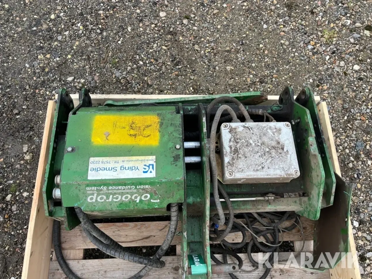 Billede 5 - Kamerastyring/sideforskydning til rækkerenser Garford Robocrop