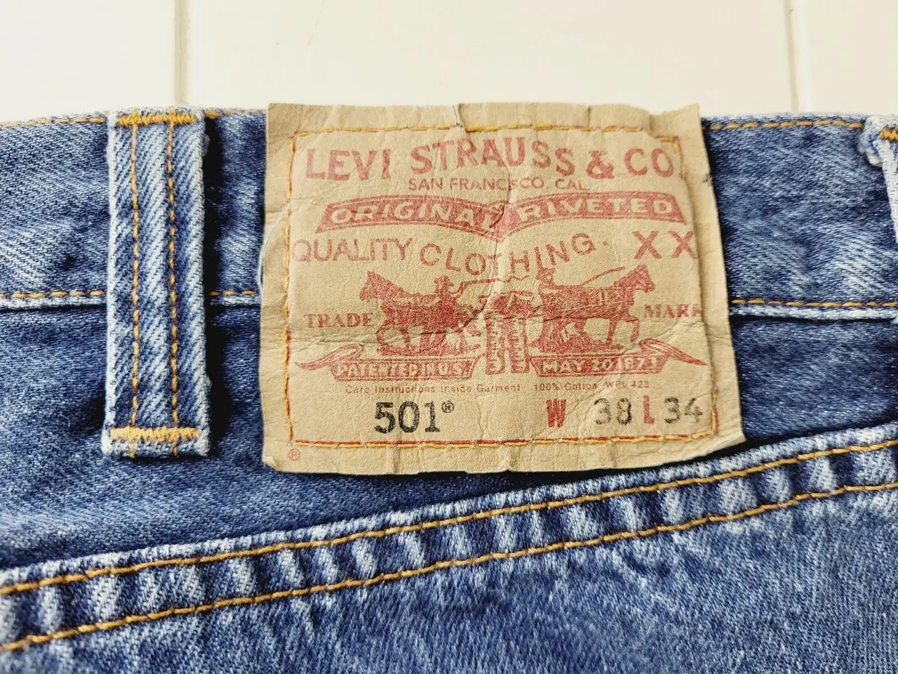 Billede 3 - ⭐️- Levi's Original 501 Straight Leg Button-fly - 