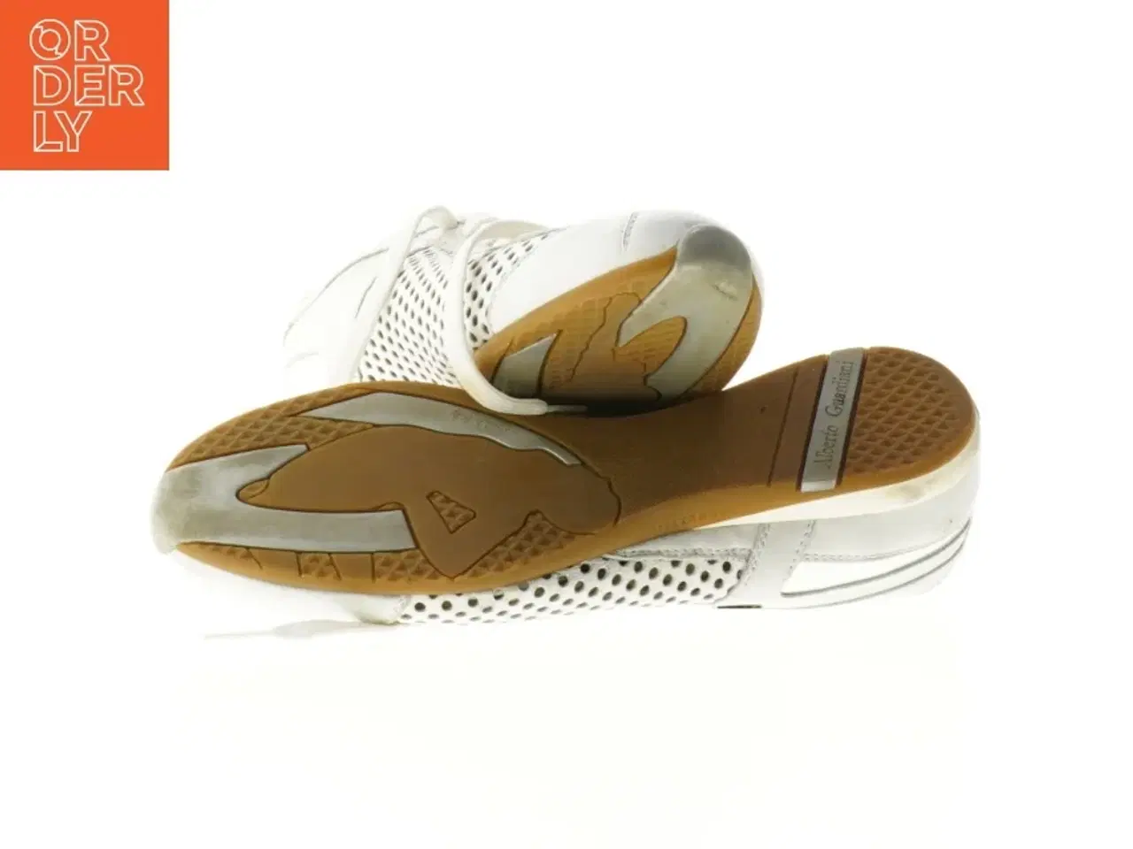 Billede 3 - Hvide læder sneakers fra Alberto Guardiani (str. 38 )
