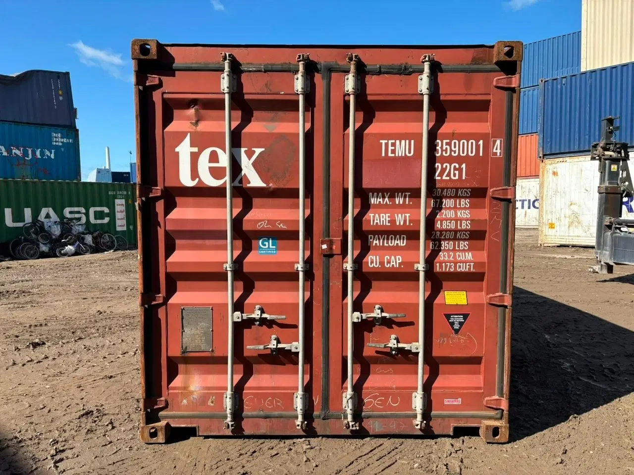 Billede 1 - 20 fods Container- Står i Hvidovre