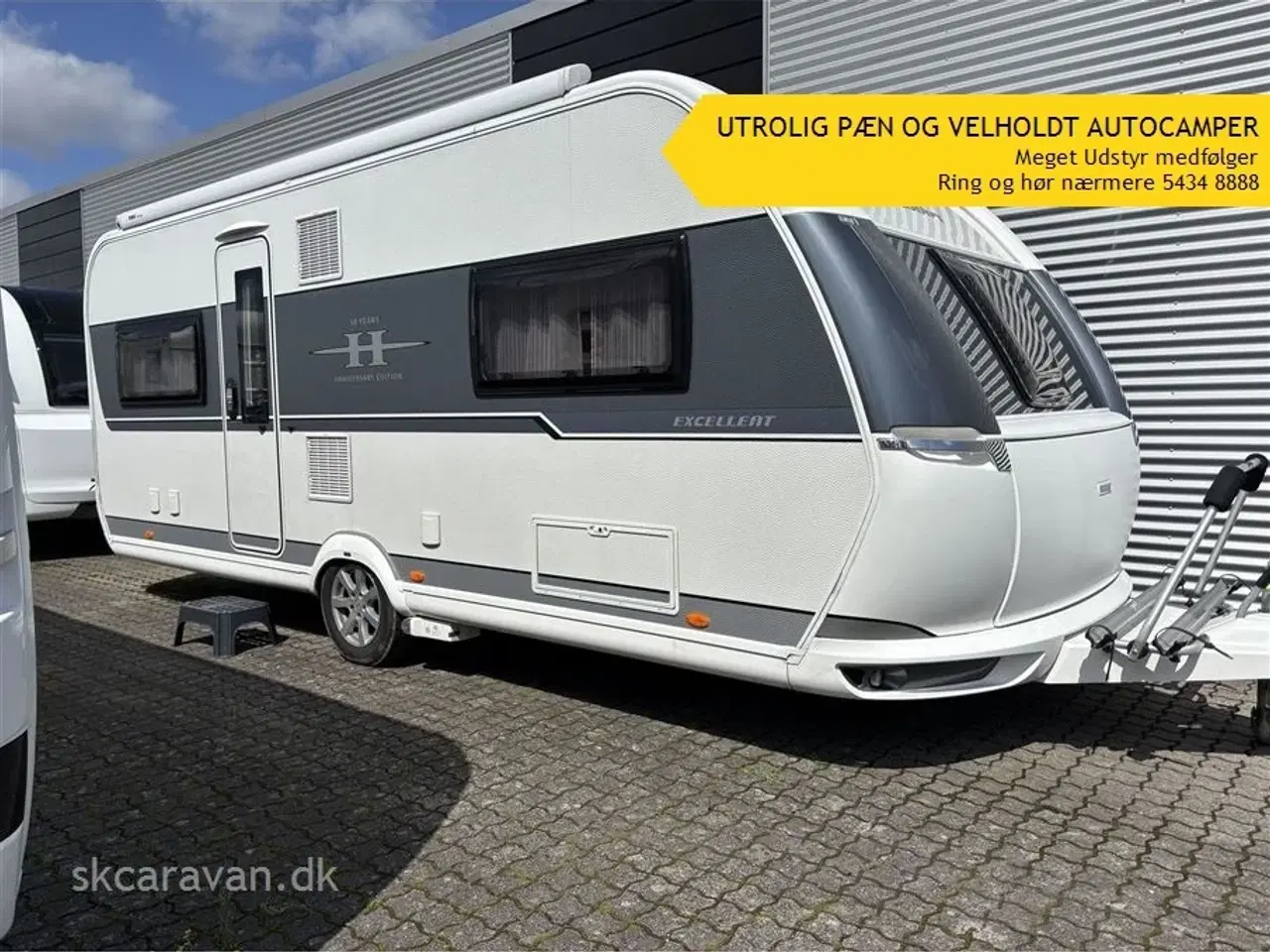 Billede 1 - 2018 - Hobby Excellent 560 CFe "50 YEARS"   Pæn og velholdt campingvogn, med meget udstyr