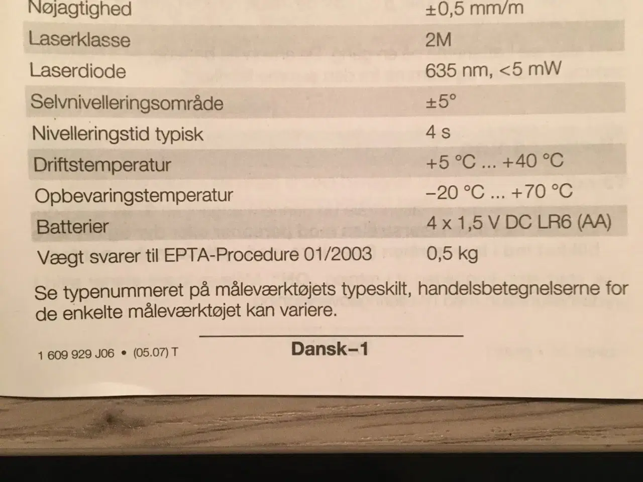 Billede 3 - Krydslinjelaser