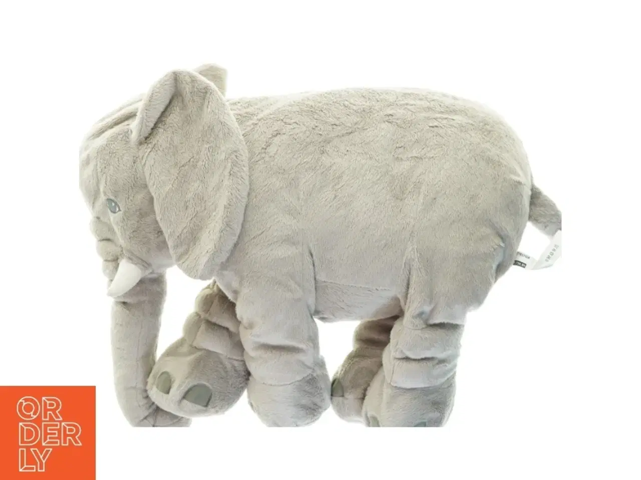 Billede 1 - Stort blød elefant fra IKEA (str. 60x50 cm)