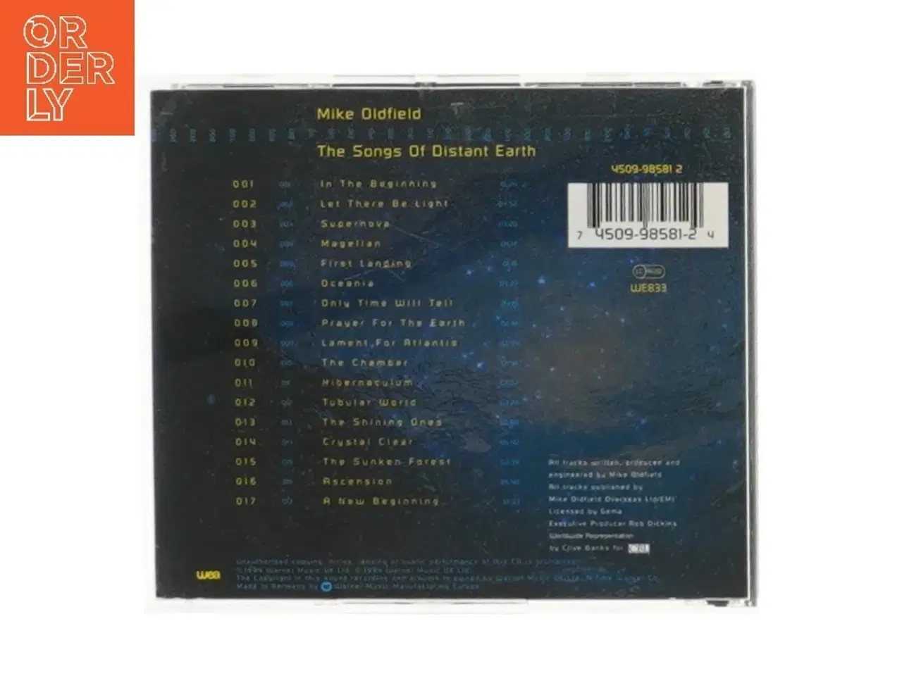 Billede 4 - Mike Oldfield Album - The Songs of Distant Earth