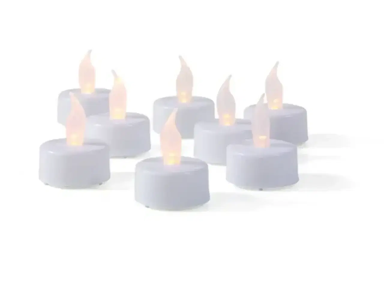 Billede 2 - 3 stk. led fyrfadslys - 24 stk. - 3,8x5 cm(ubrugt)