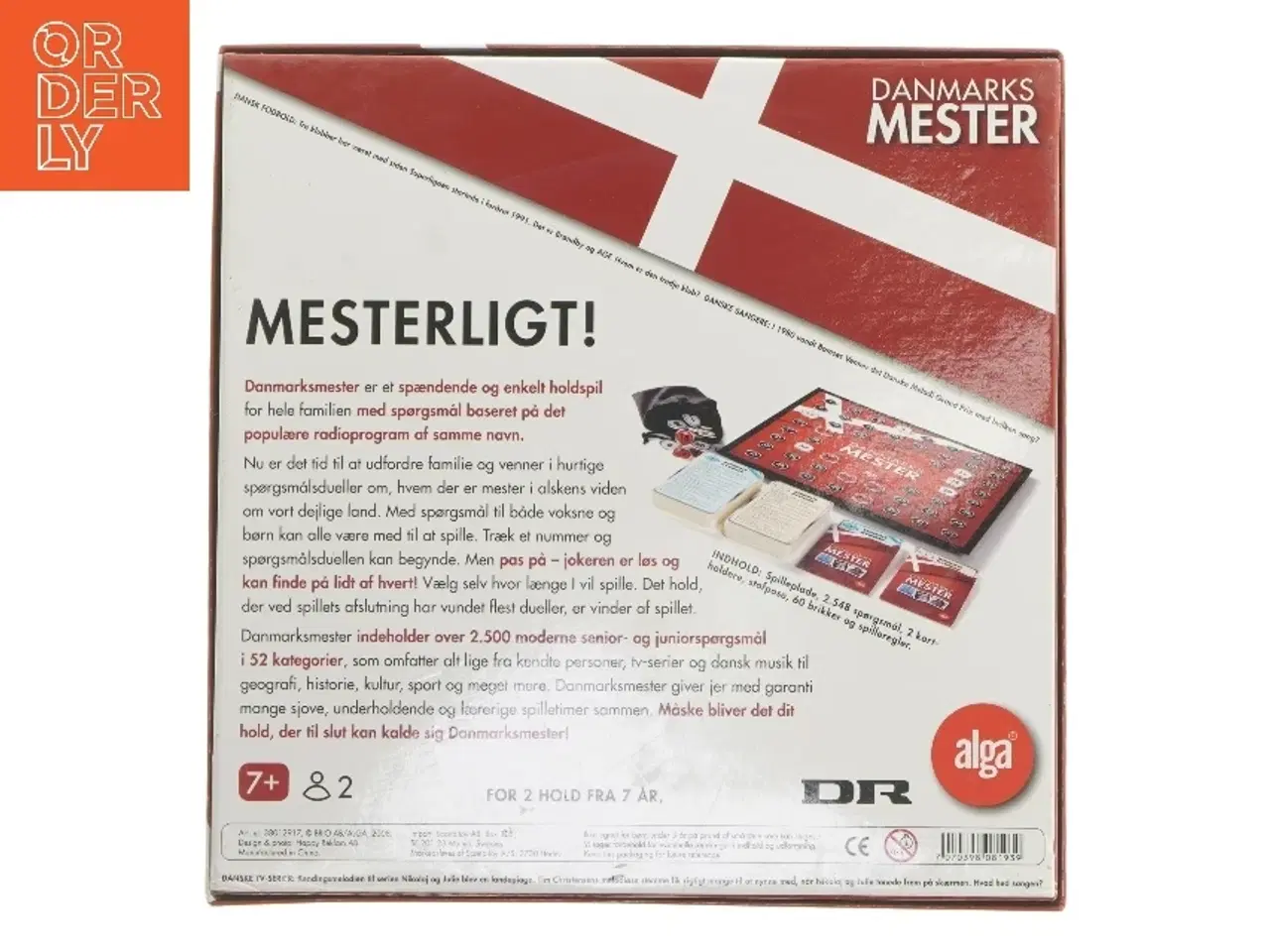 Billede 3 - Danmarks Mester brætspil fra Alga (str. 27x27 cm)