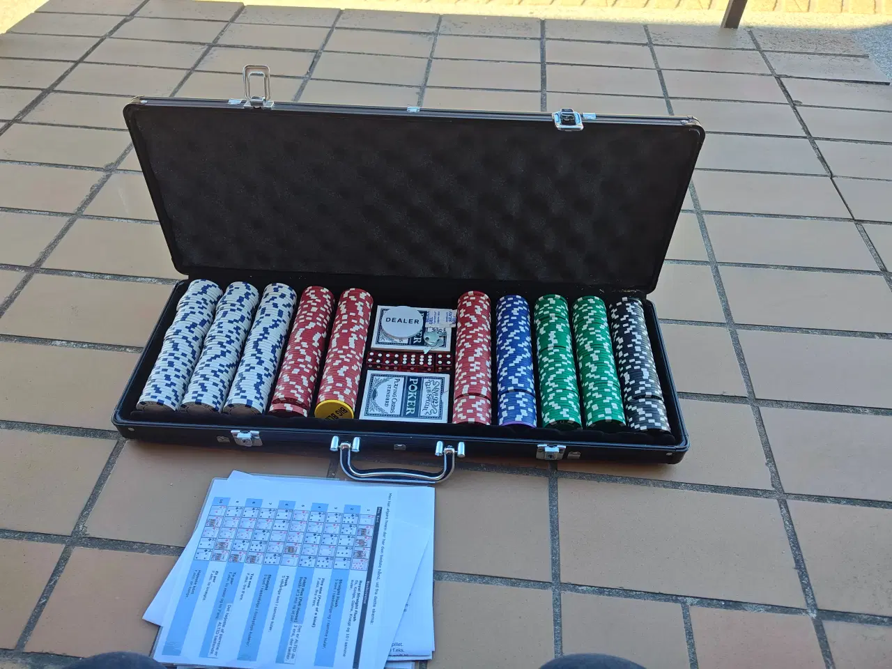 Billede 2 - STORT lækkert Poker Sæt - Brætspil