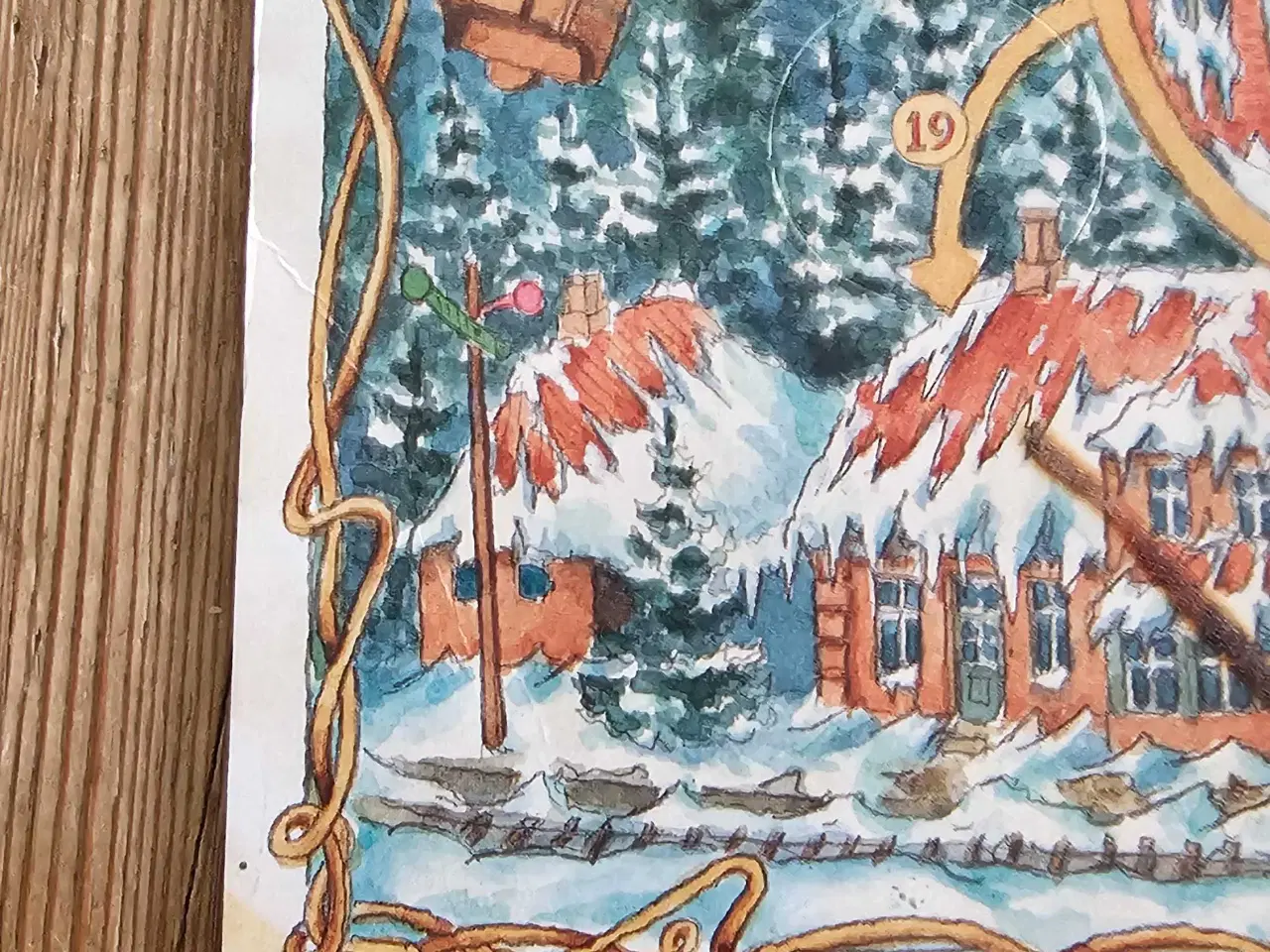 Billede 2 - SJÆLDEN julekalender fra 1995