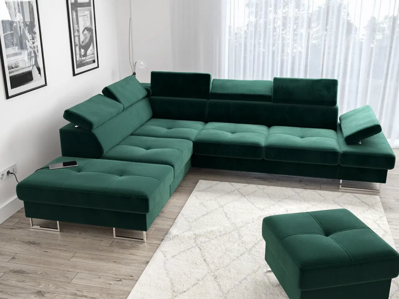Billede 7 - GALAKSE HJØRNESOFA  225X280