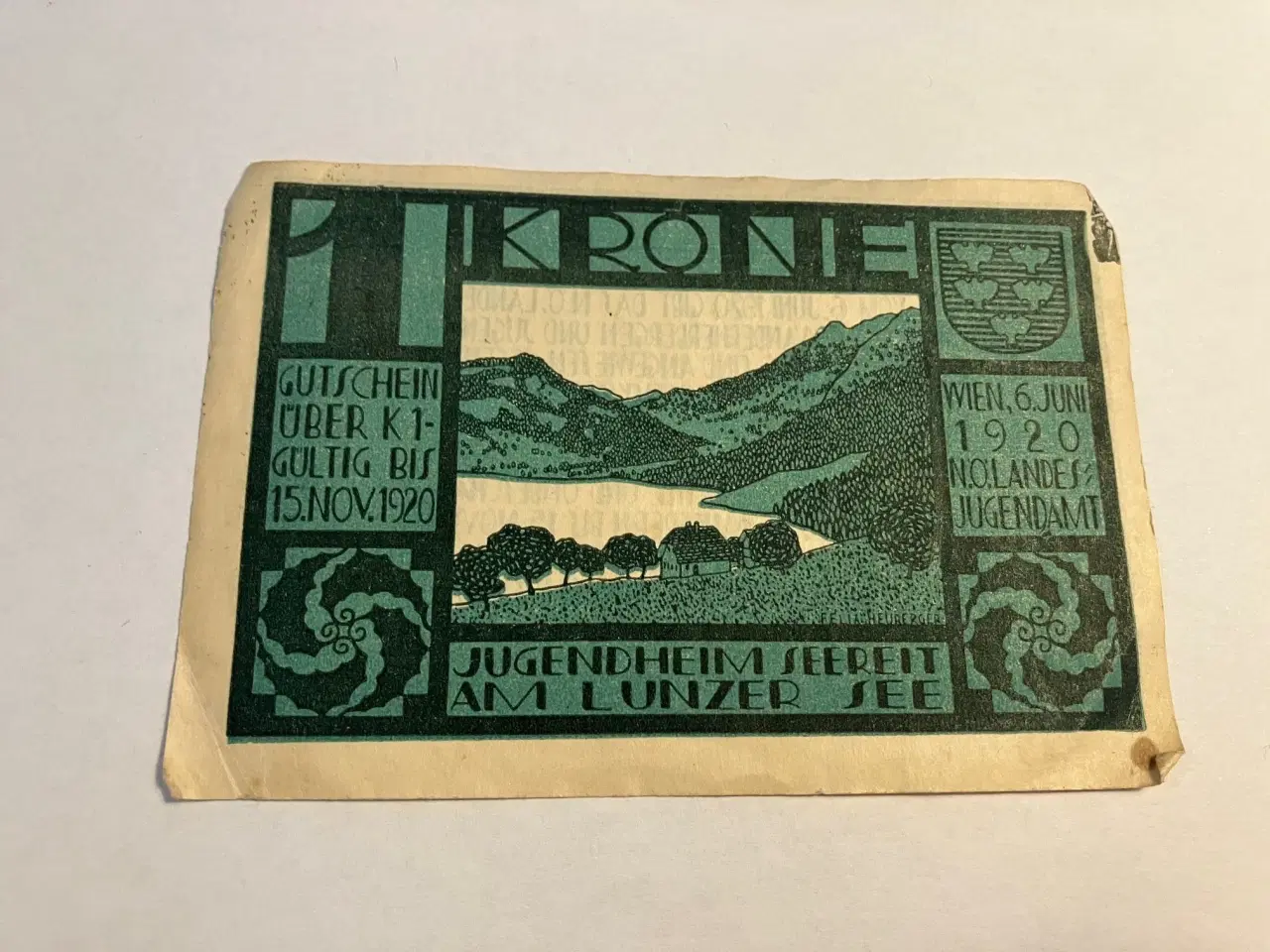 Billede 1 - 1 Krone 1920 WIen