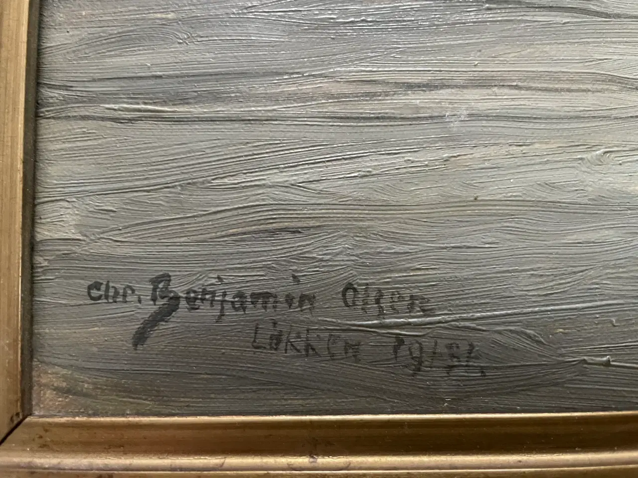 Billede 2 - Oliemaleri af Chr. Benjamin Olsen