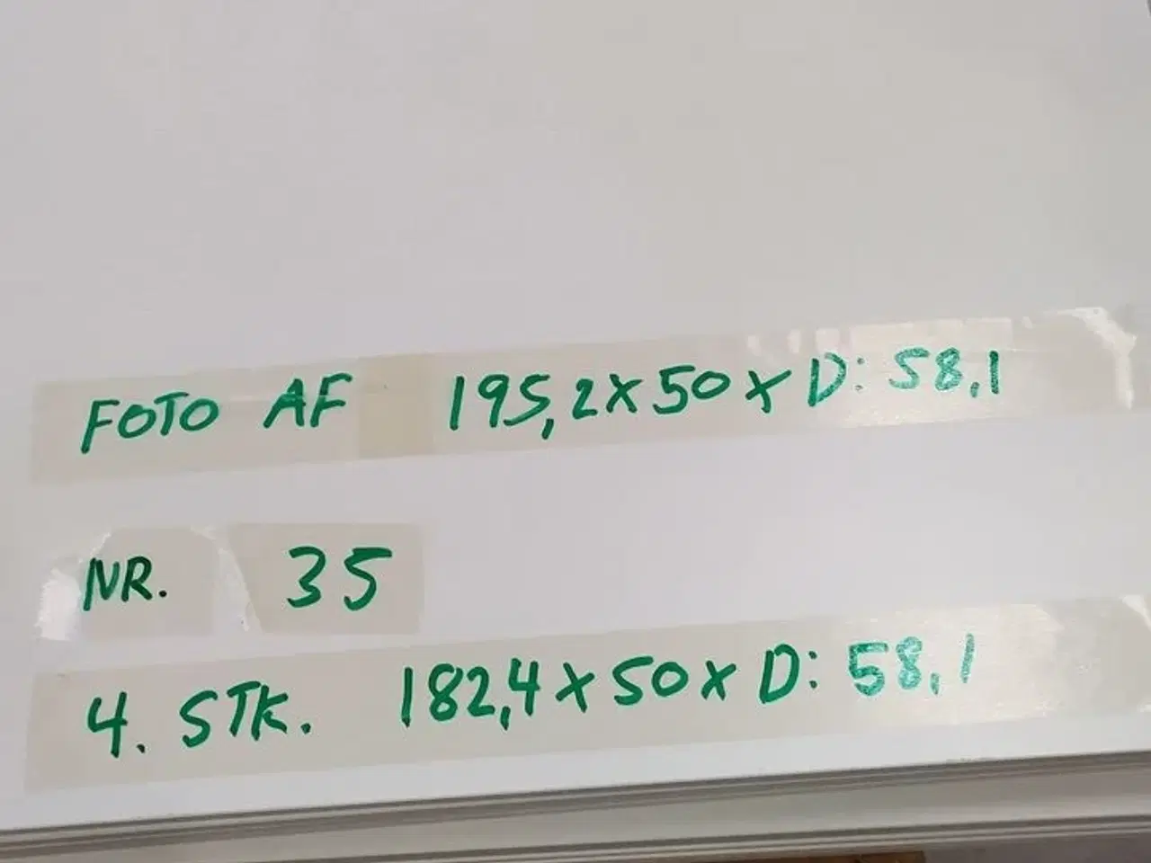 Billede 3 - 4 stk. usamlet højskabe H: 182,4 x B: 50 x D: 58,1 cm uden låger.