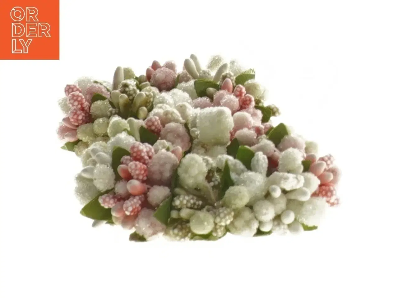 Billede 2 - Kunstige blomster lys kranse (str. Ø 6 cm)