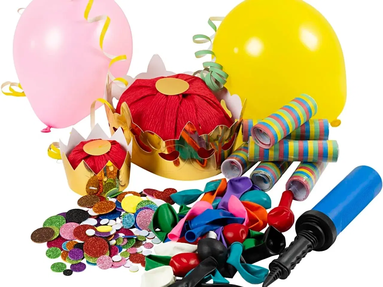 Billede 1 - Fastelavnskit med pynt og udstyr - Gør festen festlig