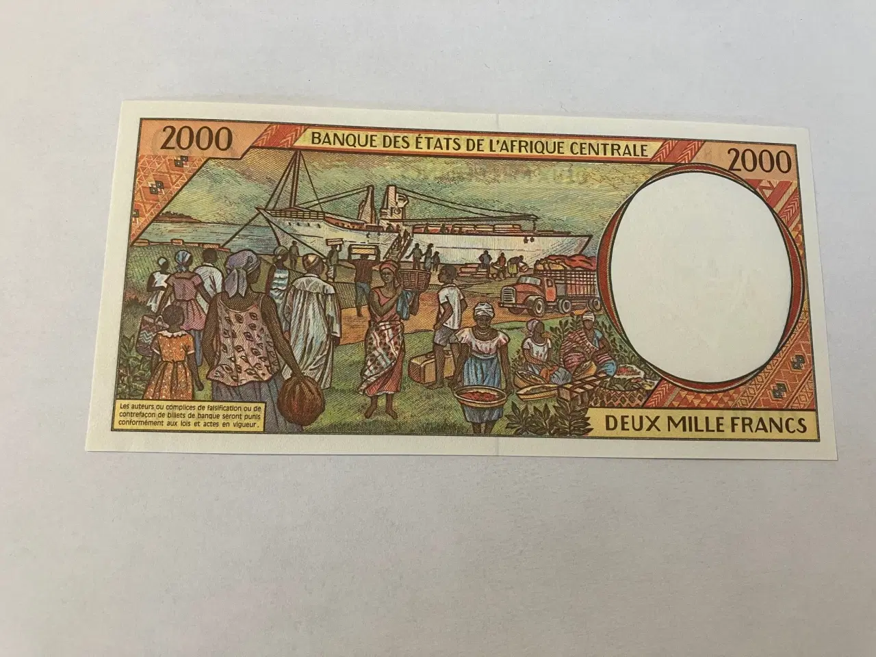 Billede 2 - 2000 Francs Central African Republic