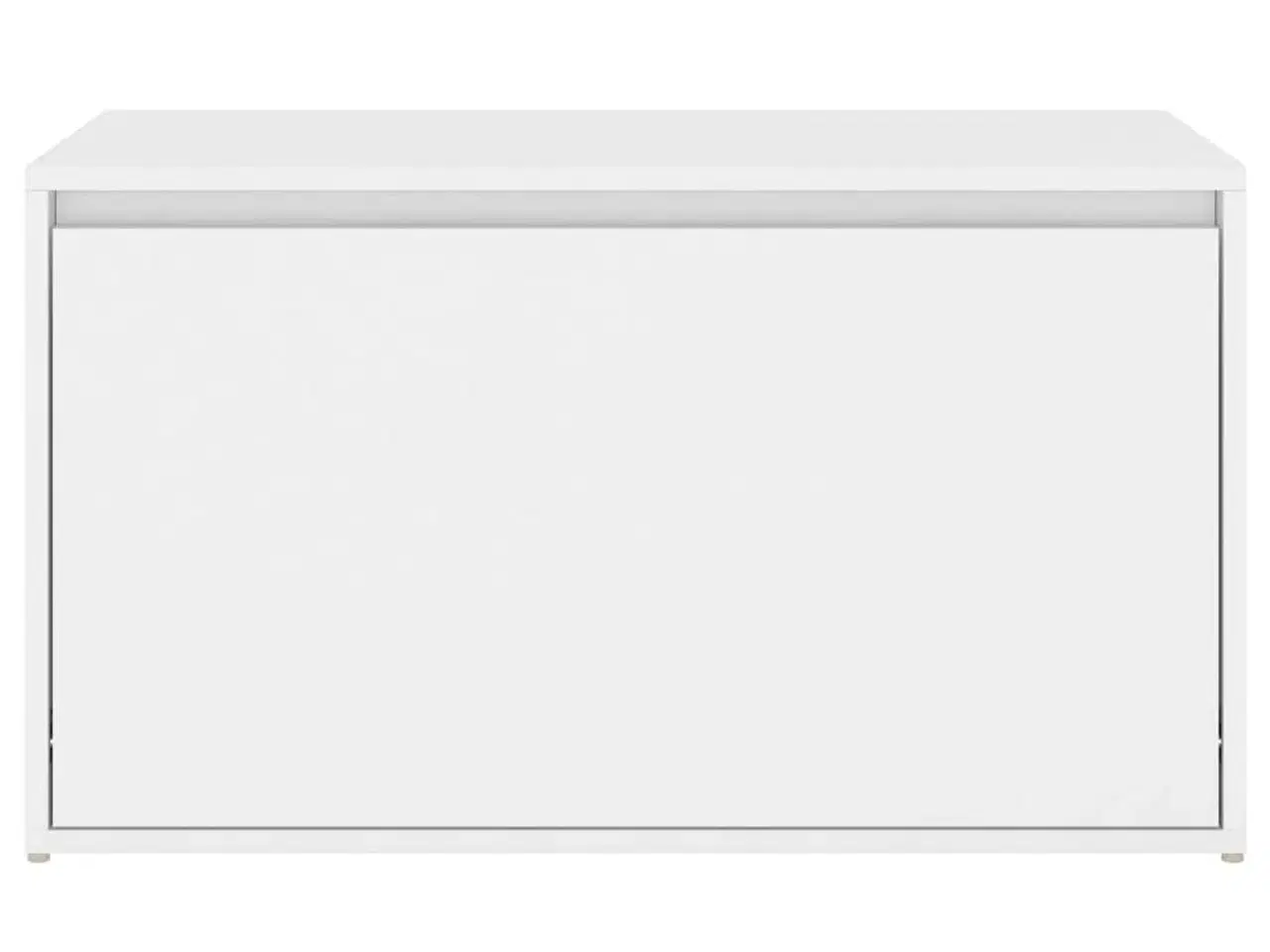 Billede 5 - Entrébænk 80x40x45 cm konstrueret træ hvid