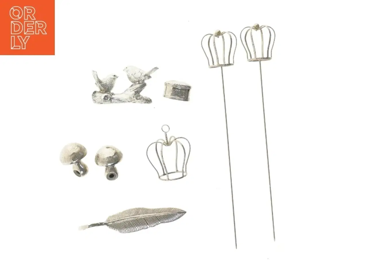 Billede 1 - Dekorative metalobjekter (str. 36 cm)