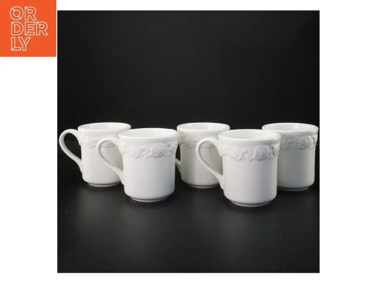 Billede 1 - 5 hvide krus fra  LA FENICE Design Italy (str. 9x10 cm)