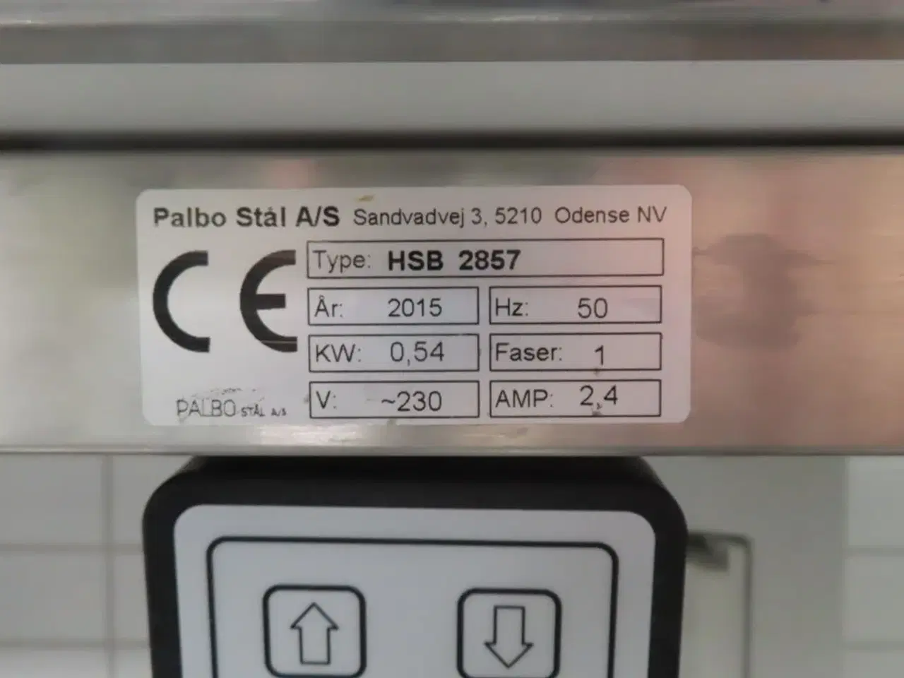 Billede 6 - Arbejdsstation m. hævefunktion PALBO i rustfrit stål (uden indhold)