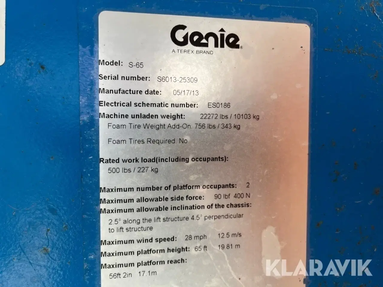 Billede 7 - Bomlift Genie S-65