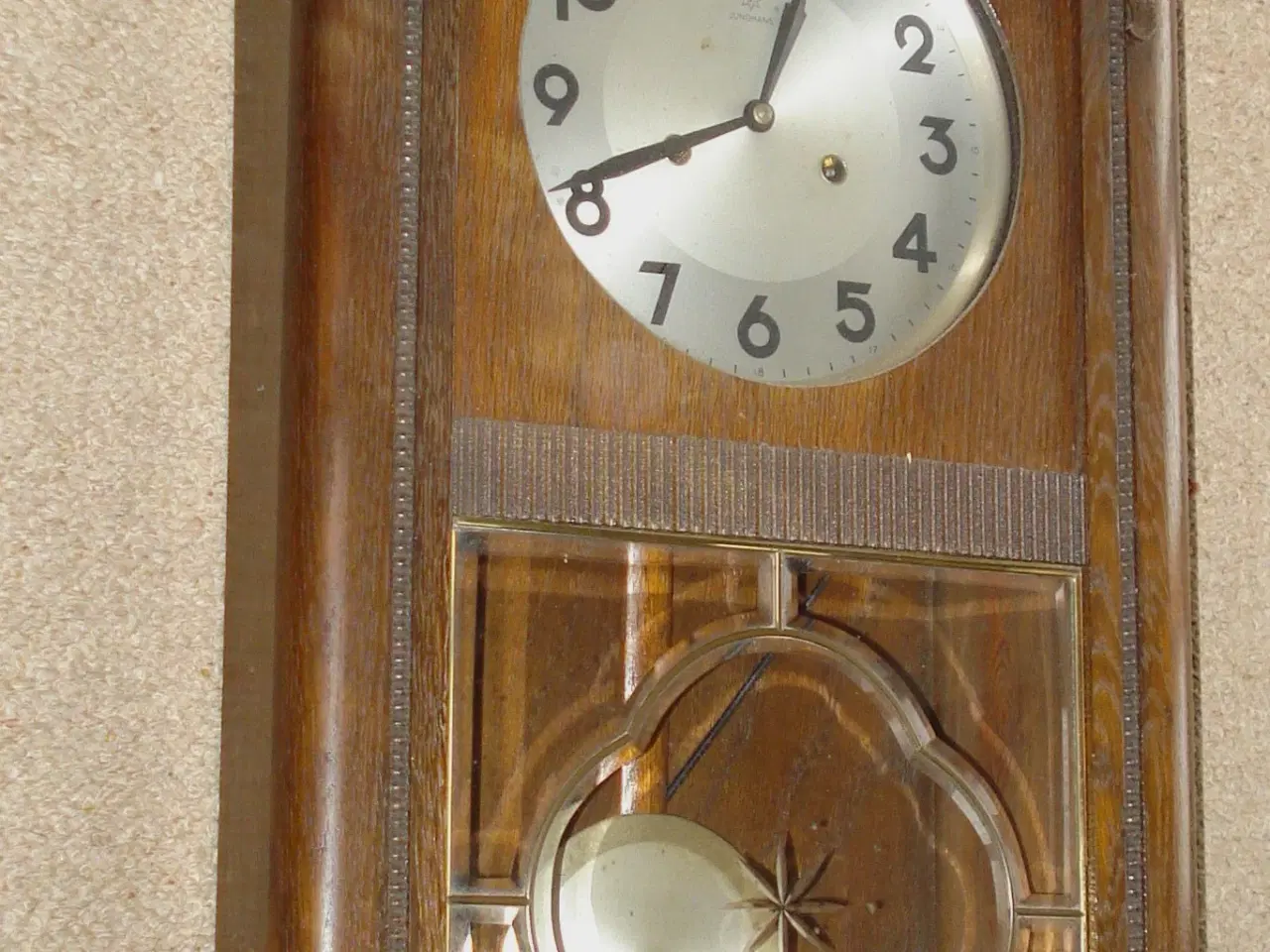 Billede 1 - Vægur med pendul i kasse