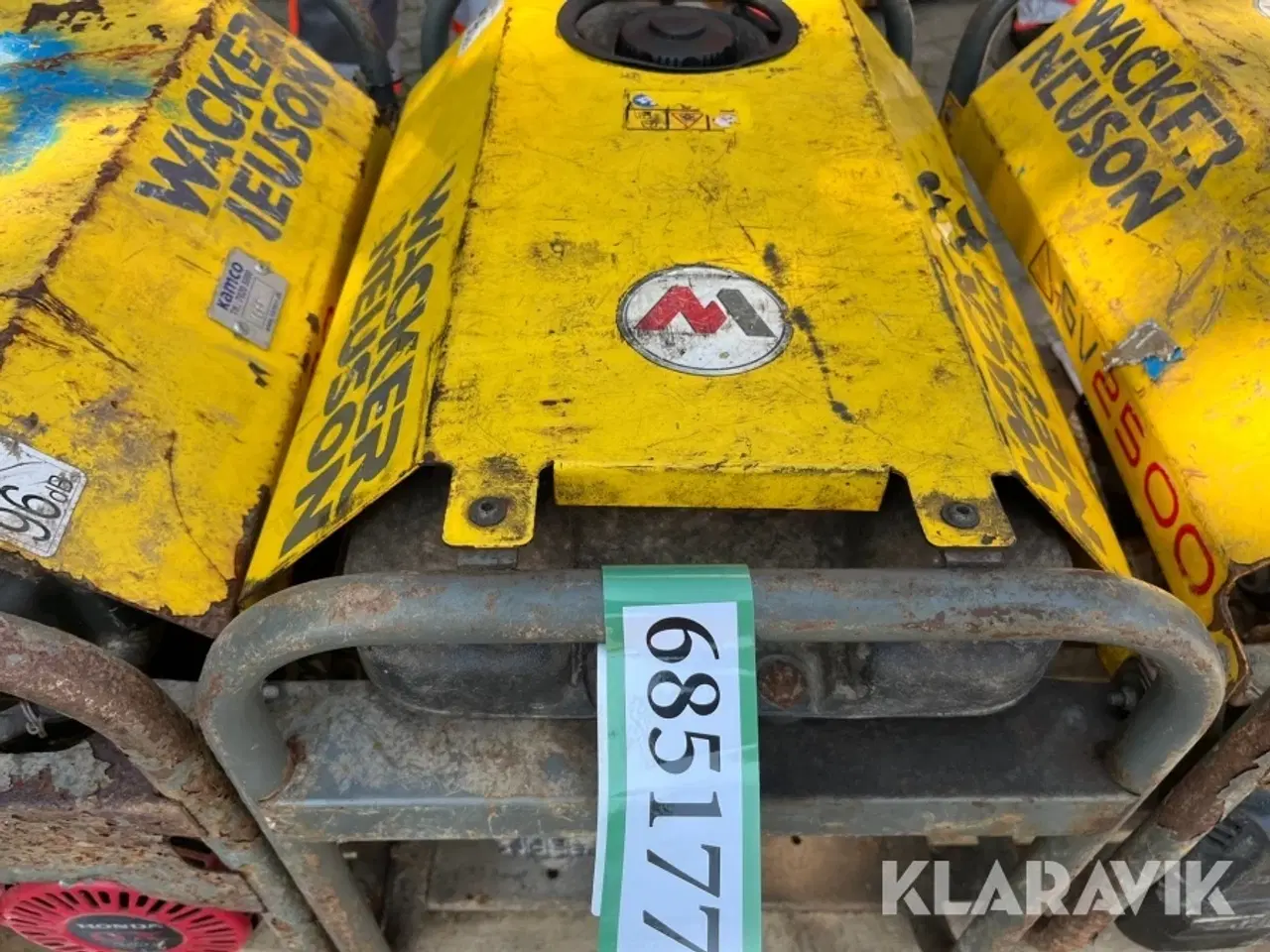 Billede 5 - Generator Wacker Neuson GV2500 3 styk