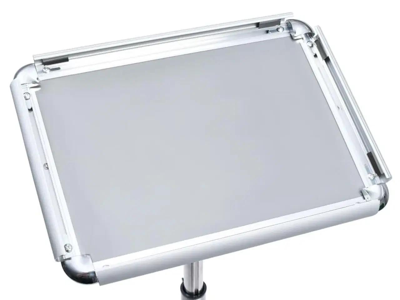 Billede 9 - Plakatstativ A4 aluminiumslegering sølvfarvet