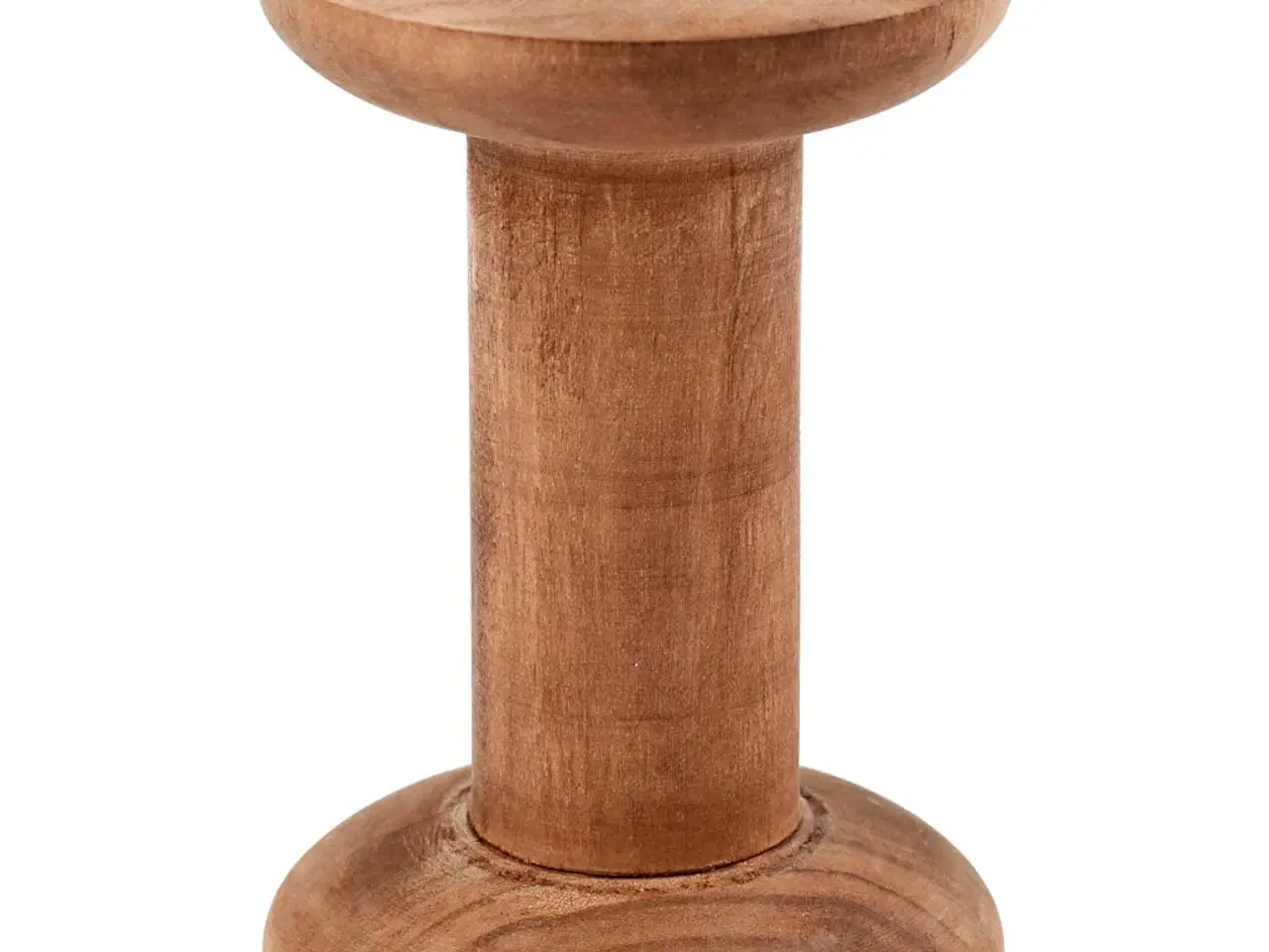 Billede 1 - Elegant Mørkbejdset Træspole - 10 stk. 70 mm Højde