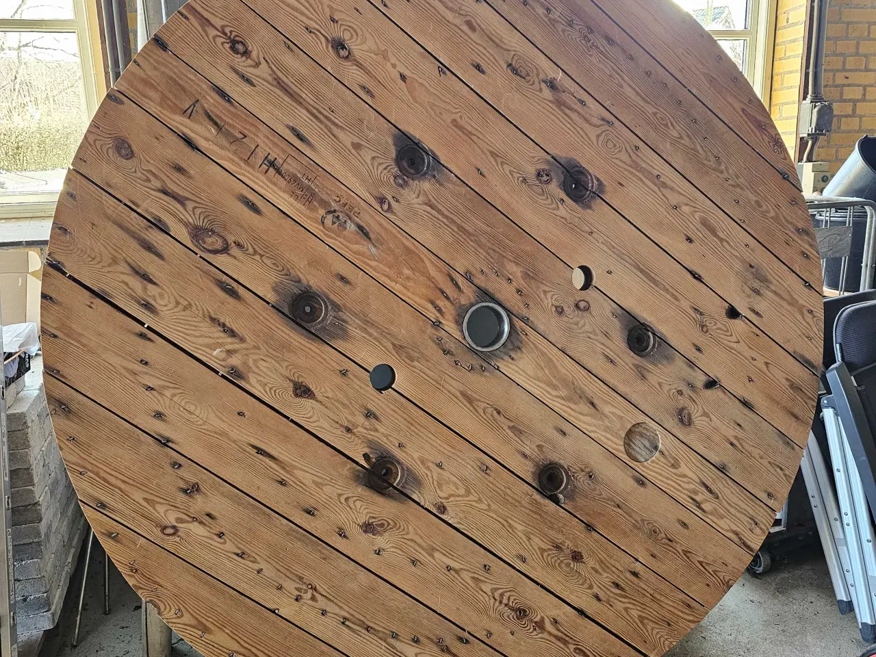 Billede 1 - Kabeltromle side