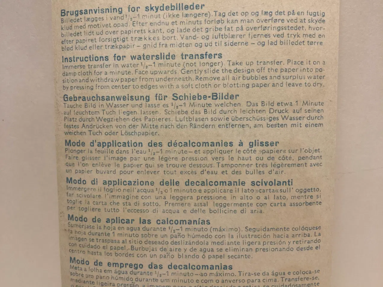 Billede 8 - ARK MED GAMLE OVERFØRINGS BILLEDER 