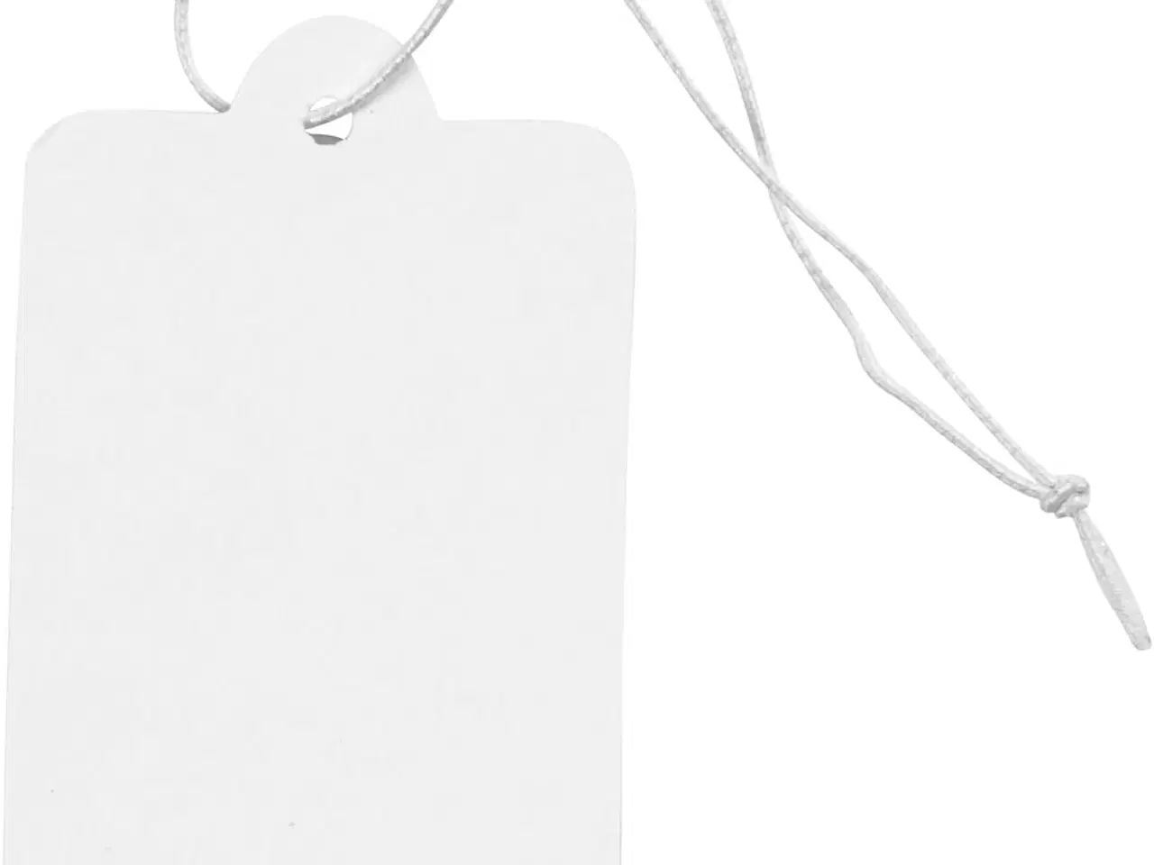 Billede 1 - Mærkater, str. 25x40 mm, hvid, 100stk./ 1 pk.