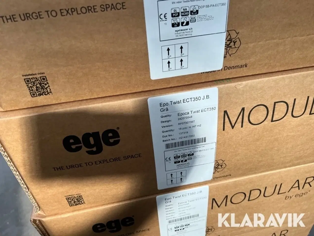 Billede 9 - Tæppefliser Ege 49,7 m2 Grå