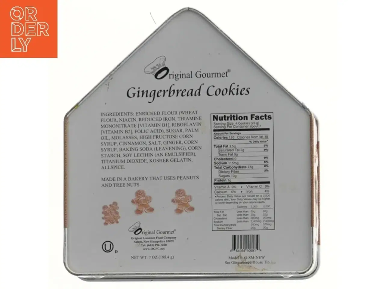Billede 3 - Gingerbread cookie tin (str. 18x19 cm)