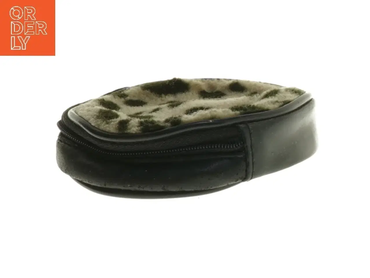Billede 2 - Leopard mønstret pung (str. Ø 10,5 cm)