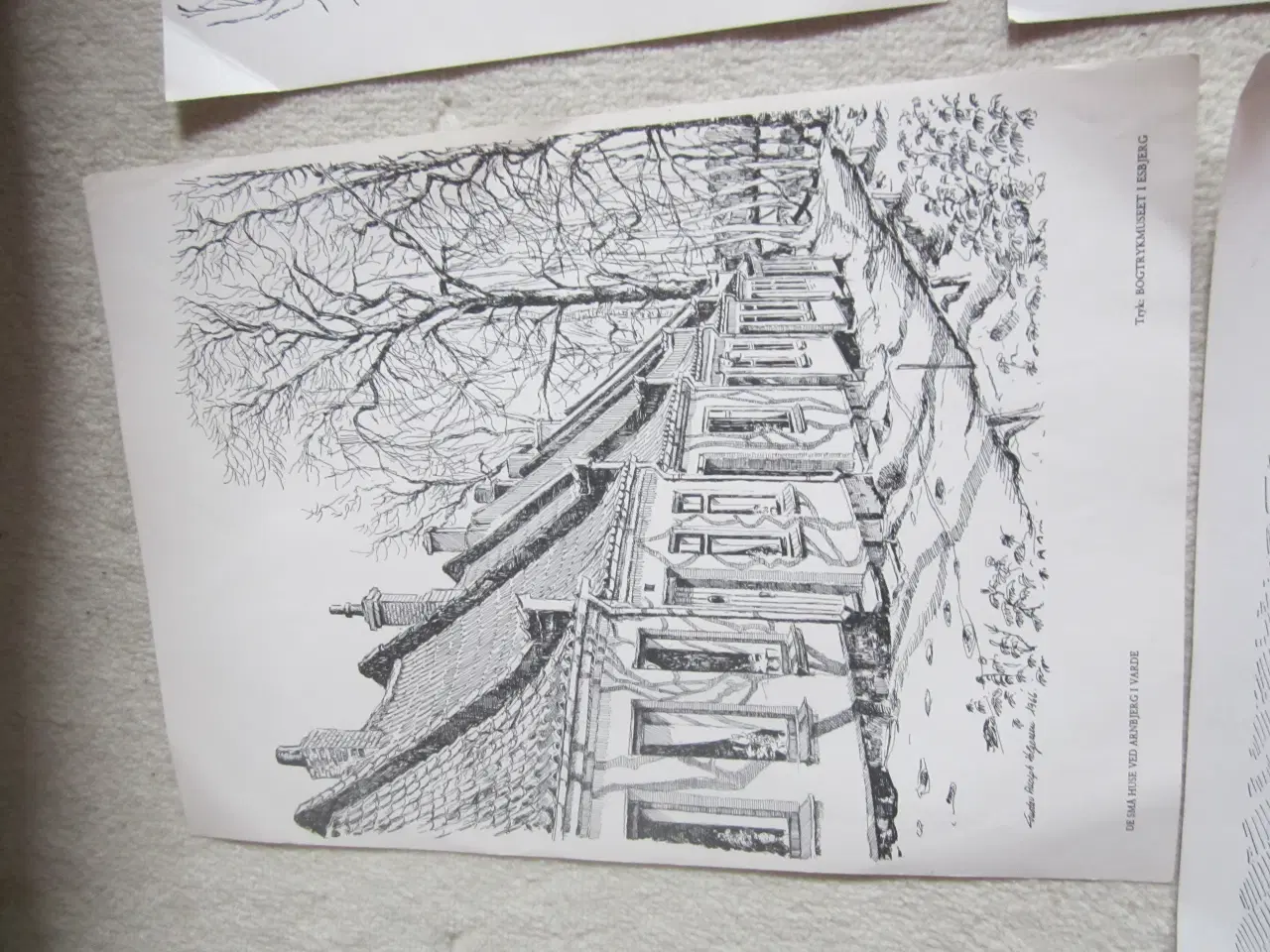 Billede 4 - Rigtig fine tryk fra Bogtrykmuseet i Esbjerg samle