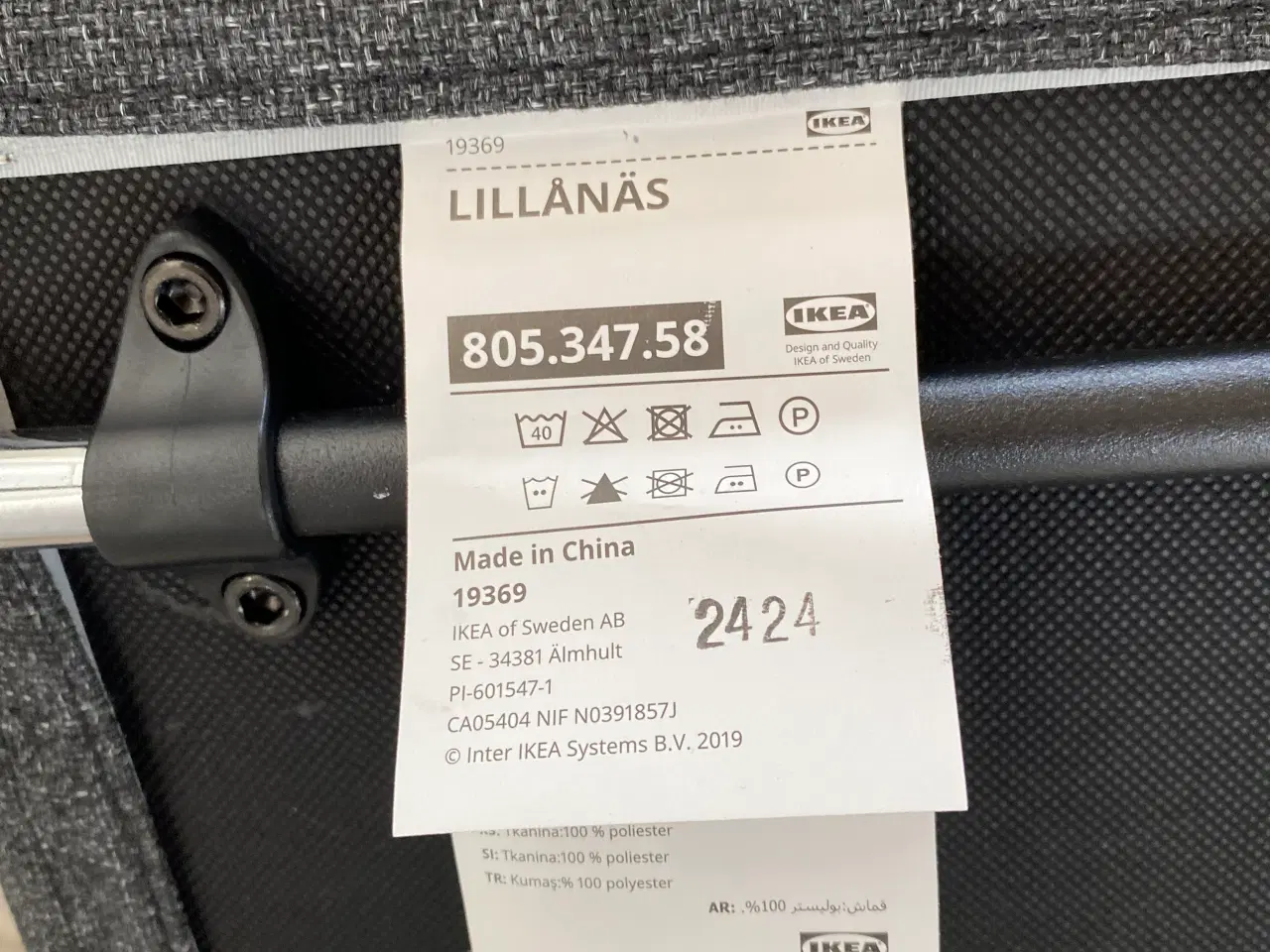 Billede 9 - Spisebordstole grå fra Ikea